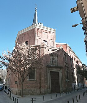 Saint Anthony Church in Madrid (Spain). Built in 1633.